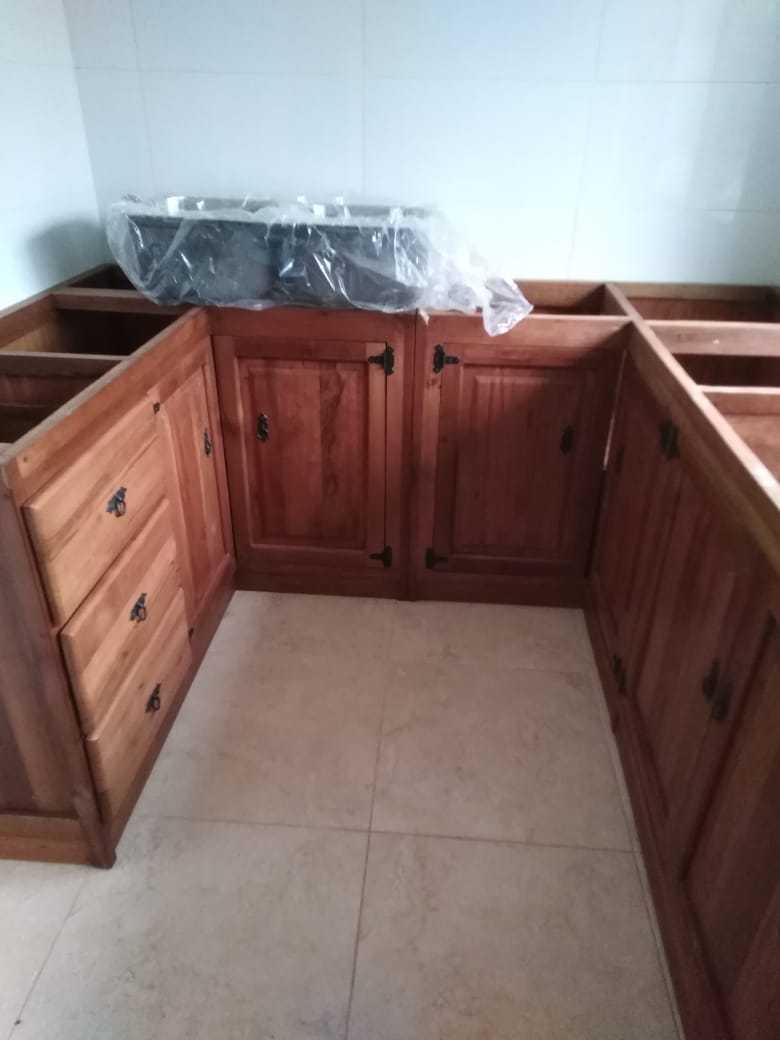 Mueble de cocina roble de demolición estilo Eloy - Imagen 3
