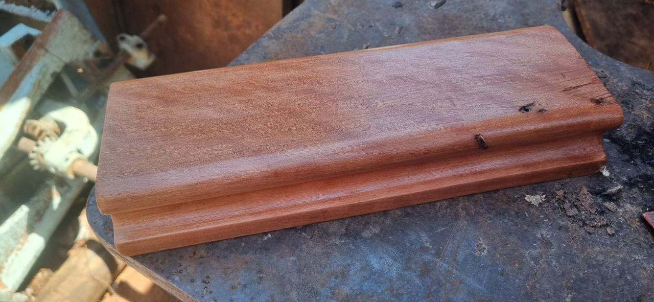 Pasamanos de escalera de roble de demolición - Imagen 2